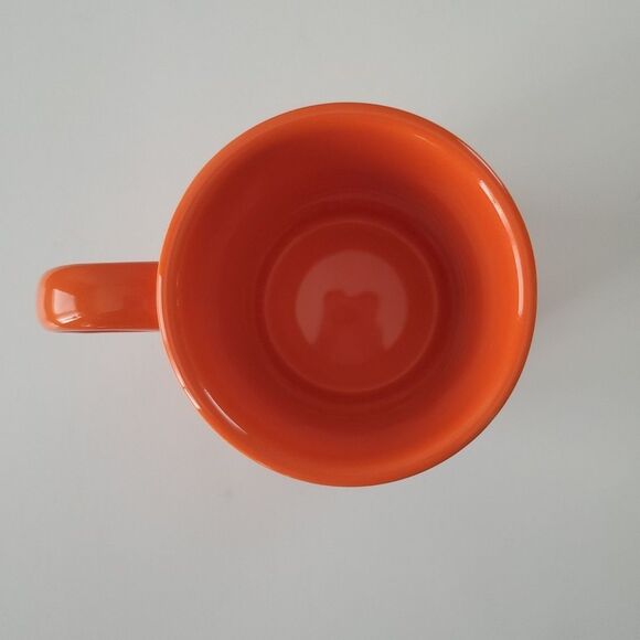 Harley Davidson Orange Black Ribbed REST Coffee Mug Cup 16 OZ - Picture 5 of 7